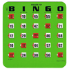 Easy Read Bingo Cards With Finger Tips, 10 Cards